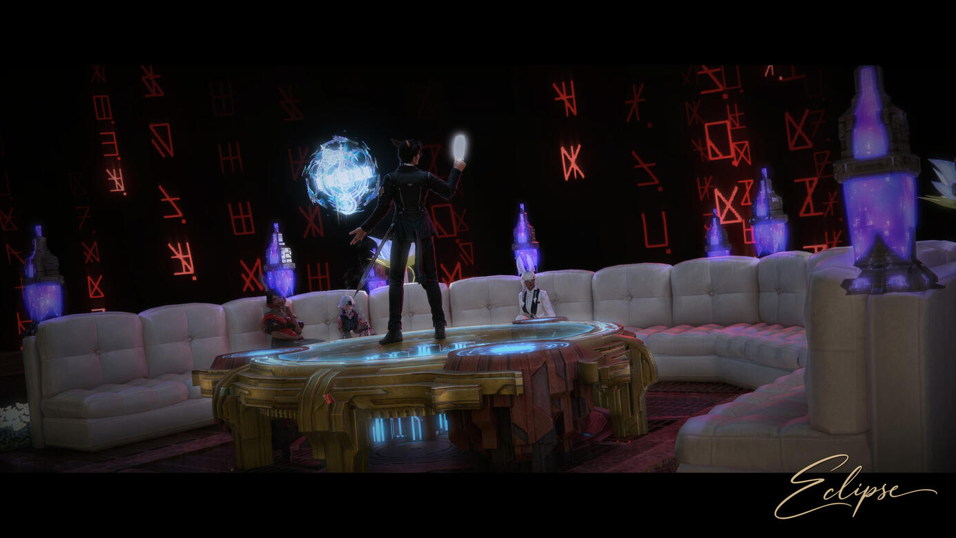 Eclipse red room lounge